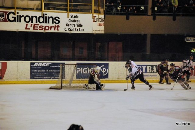 Photo hockey match Bordeaux - Mulhouse le 27/03/2010
