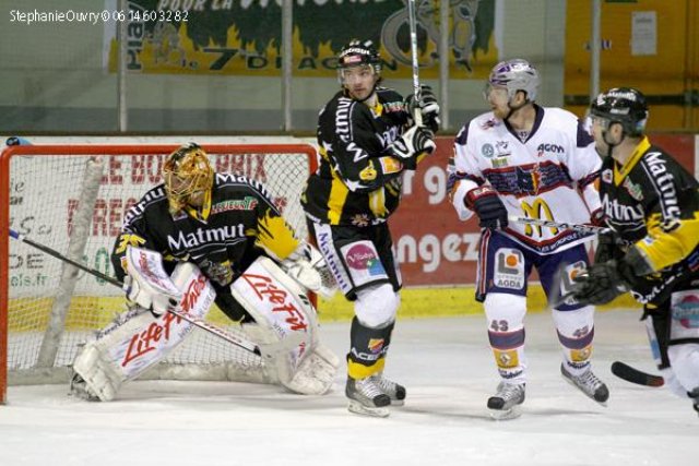 Photo hockey match Rouen - Grenoble  le 27/03/2010