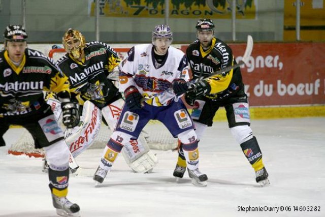 Photo hockey match Rouen - Grenoble  le 27/03/2010