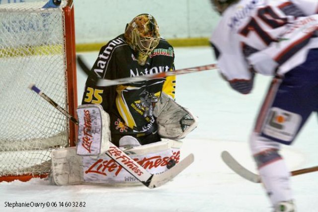 Photo hockey match Rouen - Grenoble  le 27/03/2010