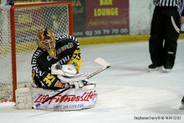 Photo hockey match Rouen - Grenoble  le 27/03/2010