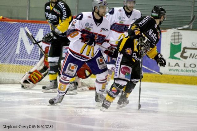 Photo hockey match Rouen - Grenoble  le 27/03/2010