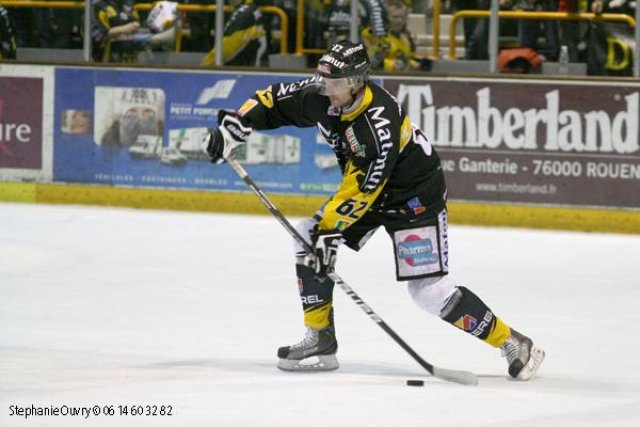 Photo hockey match Rouen - Grenoble  le 27/03/2010