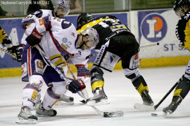 Photo hockey match Rouen - Grenoble  le 27/03/2010