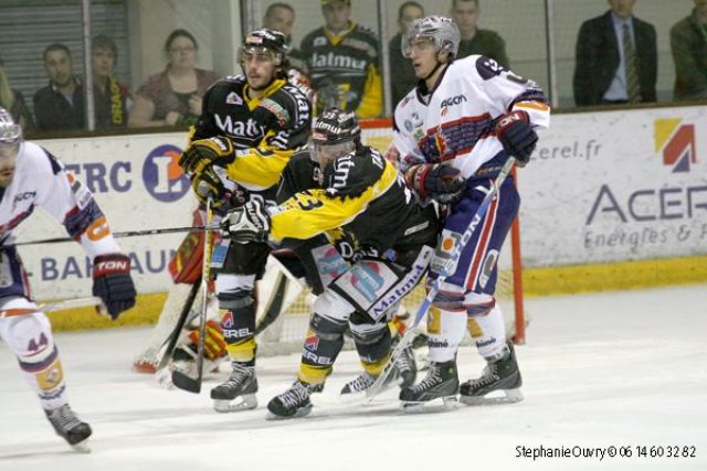 Photo hockey match Rouen - Grenoble  le 27/03/2010