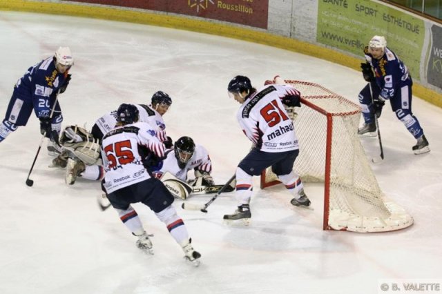 Photo hockey match Montpellier  - Nice le 27/03/2010