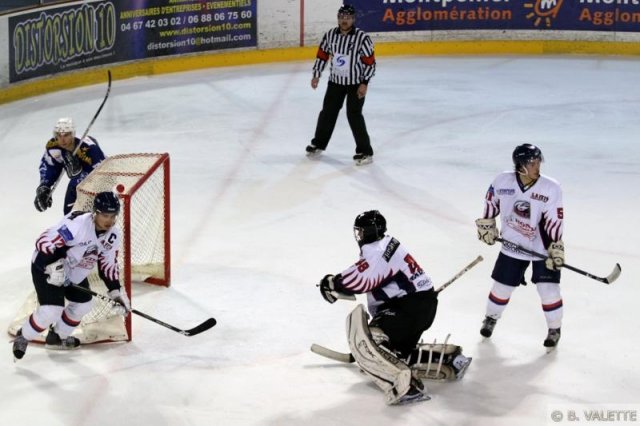 Photo hockey match Montpellier  - Nice le 27/03/2010