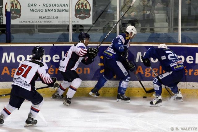 Photo hockey match Montpellier  - Nice le 27/03/2010