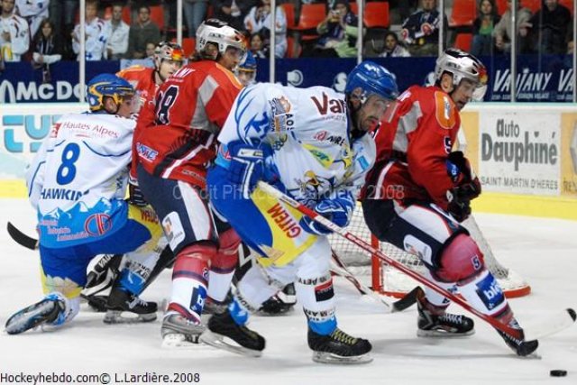 Photo hockey match Grenoble  - Gap  le 09/09/2008