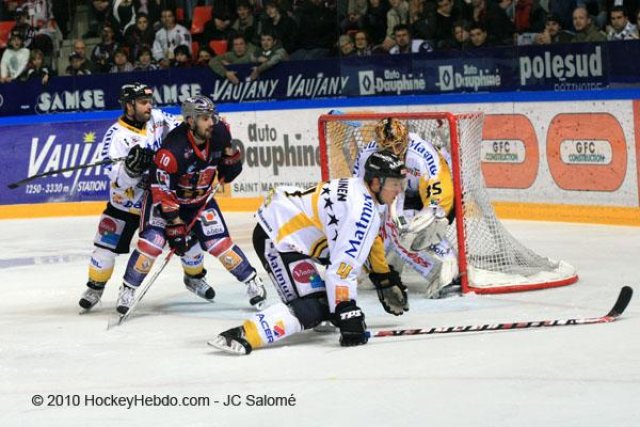 Photo hockey match Grenoble  - Rouen le 30/03/2010