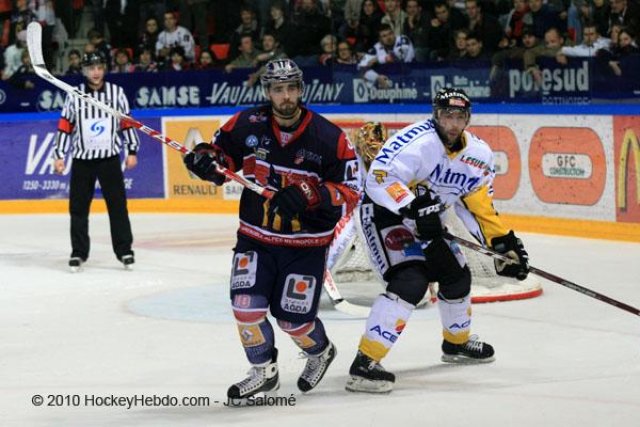 Photo hockey match Grenoble  - Rouen le 30/03/2010