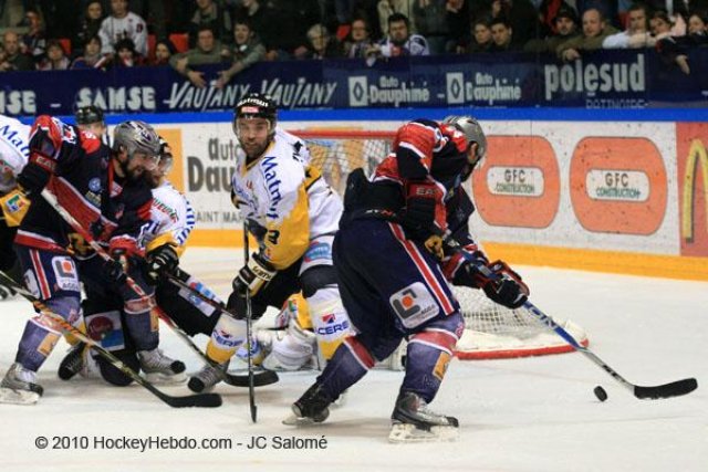 Photo hockey match Grenoble  - Rouen le 30/03/2010