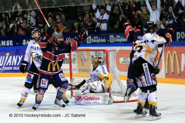 Photo hockey match Grenoble  - Rouen le 30/03/2010