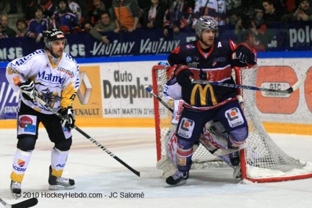 Photo hockey match Grenoble  - Rouen le 30/03/2010
