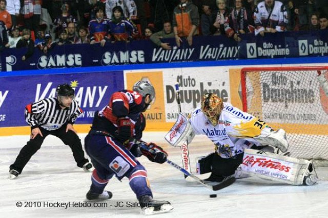 Photo hockey match Grenoble  - Rouen le 30/03/2010