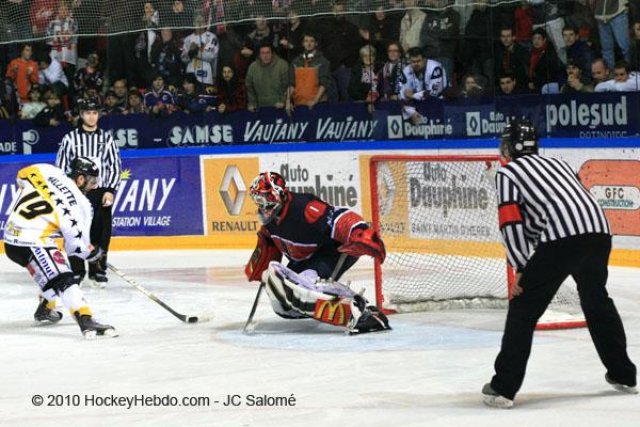 Photo hockey match Grenoble  - Rouen le 30/03/2010