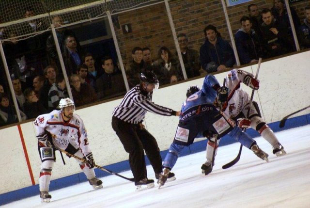 Photo hockey match Angers  - Briançon  le 31/03/2010