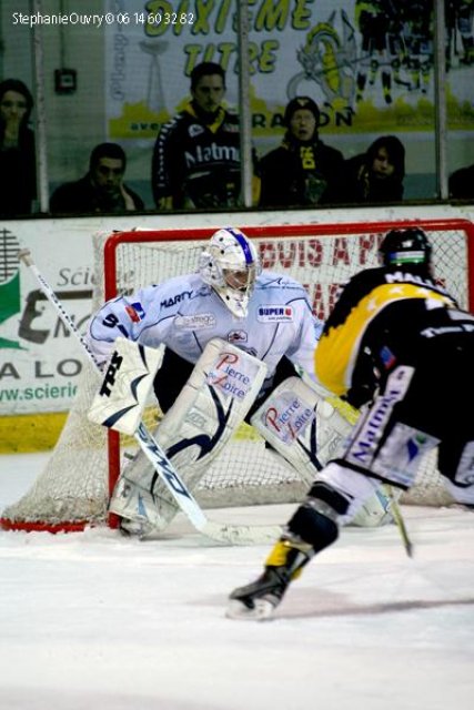 Photo hockey match Rouen - Angers  le 07/04/2010