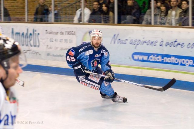 Photo hockey match Angers  - Rouen le 09/04/2010