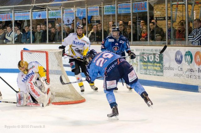 Photo hockey match Angers  - Rouen le 09/04/2010