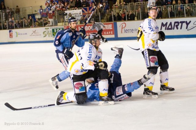 Photo hockey match Angers  - Rouen le 09/04/2010