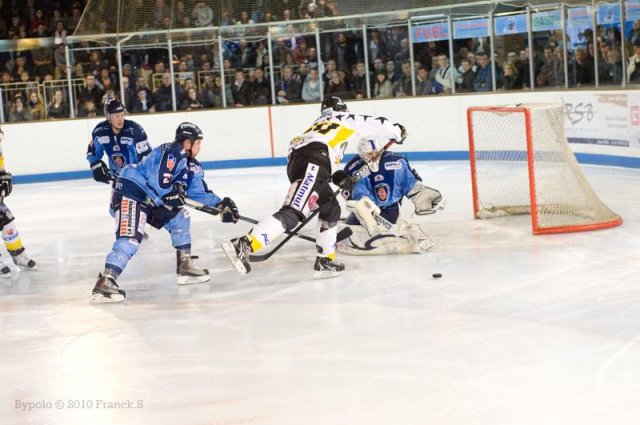 Photo hockey match Angers  - Rouen le 09/04/2010