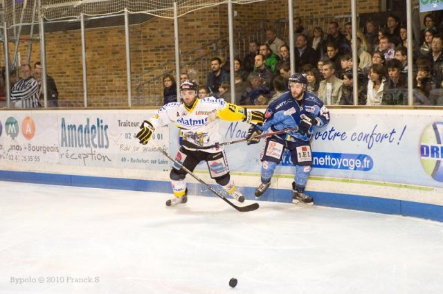 Photo hockey match Angers  - Rouen le 09/04/2010