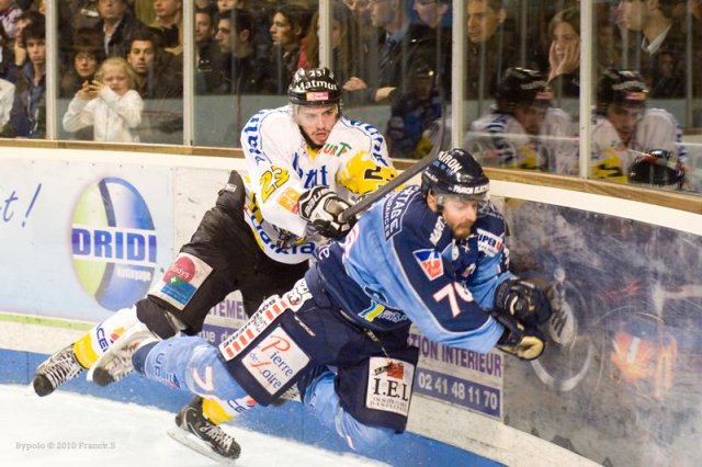 Photo hockey match Angers  - Rouen le 09/04/2010