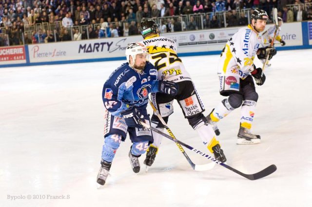 Photo hockey match Angers  - Rouen le 09/04/2010