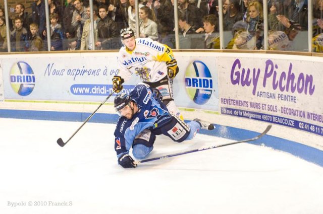 Photo hockey match Angers  - Rouen le 09/04/2010
