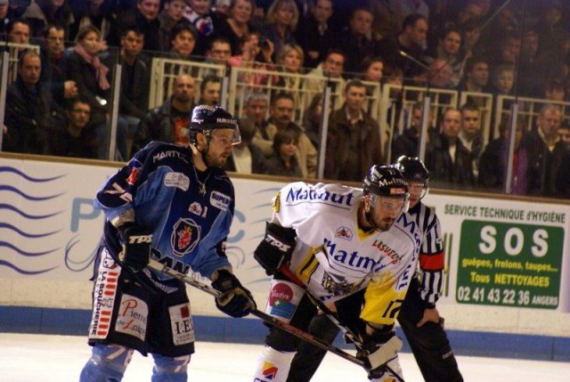 Photo hockey match Angers  - Rouen le 09/04/2010