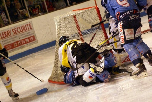 Photo hockey match Angers  - Rouen le 09/04/2010