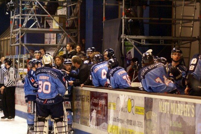 Photo hockey match Angers  - Rouen le 09/04/2010