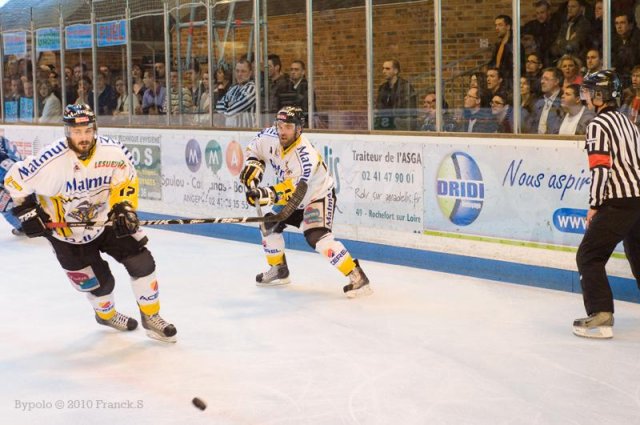 Photo hockey match Angers  - Rouen le 10/04/2010