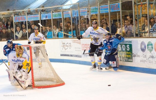 Photo hockey match Angers  - Rouen le 10/04/2010