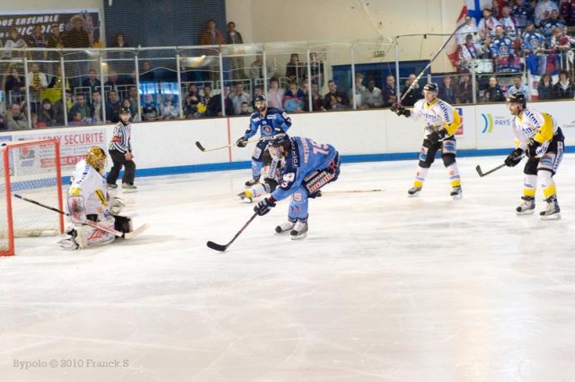 Photo hockey match Angers  - Rouen le 10/04/2010