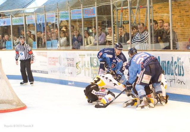 Photo hockey match Angers  - Rouen le 10/04/2010