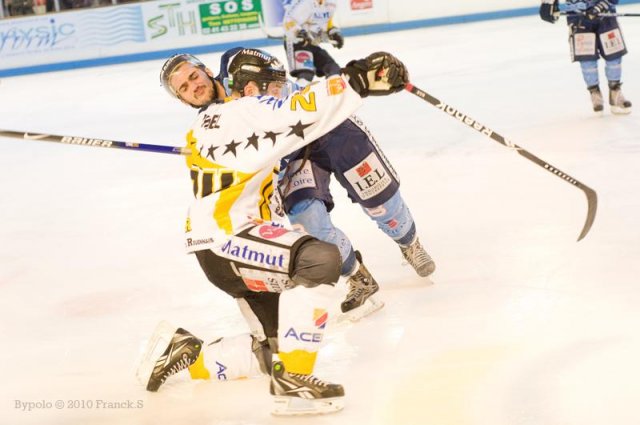 Photo hockey match Angers  - Rouen le 10/04/2010