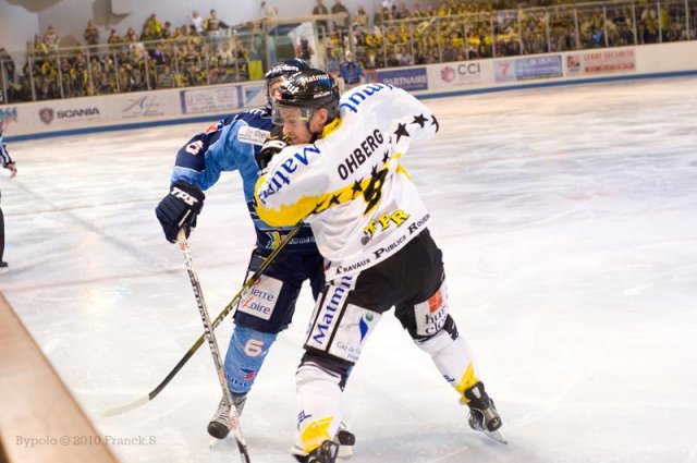 Photo hockey match Angers  - Rouen le 10/04/2010