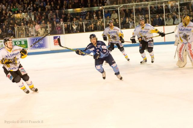 Photo hockey match Angers  - Rouen le 10/04/2010
