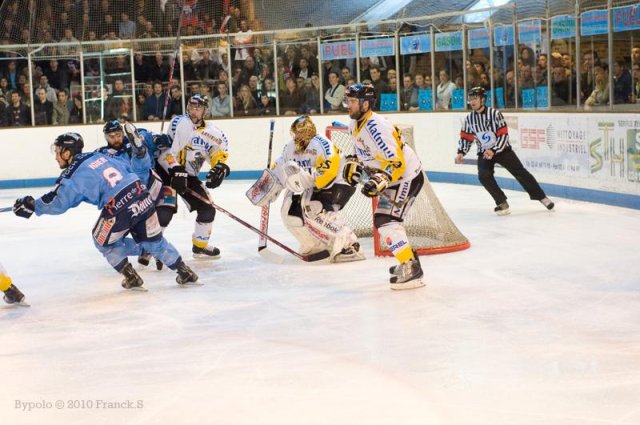 Photo hockey match Angers  - Rouen le 10/04/2010