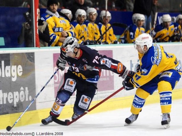 Photo hockey match Grenoble  - Chamonix  le 13/09/2008