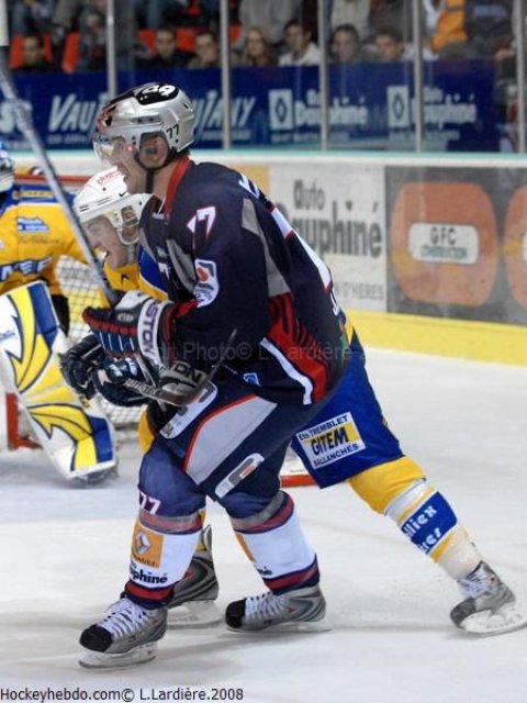 Photo hockey match Grenoble  - Chamonix  le 13/09/2008