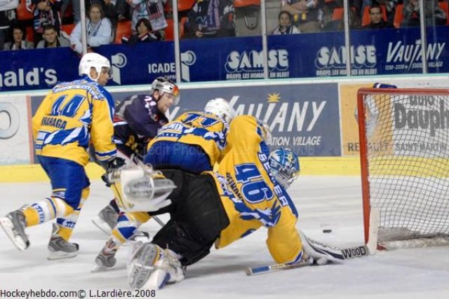 Photo hockey match Grenoble  - Chamonix  le 13/09/2008