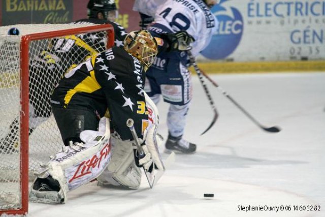 Photo hockey match Rouen - Angers  le 13/04/2010