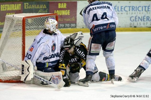 Photo hockey match Rouen - Angers  le 13/04/2010
