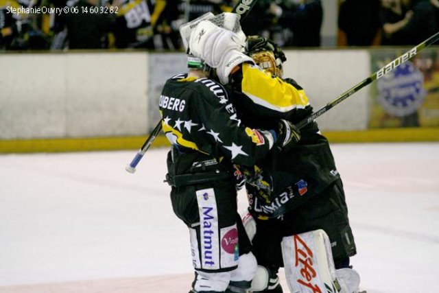 Photo hockey match Rouen - Angers  le 13/04/2010