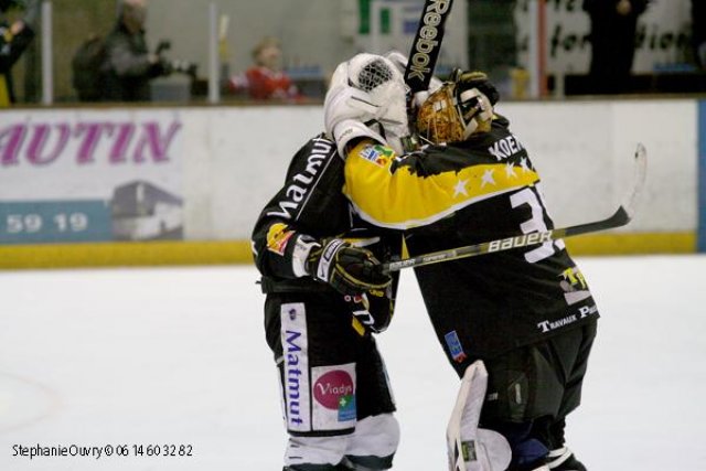 Photo hockey match Rouen - Angers  le 13/04/2010