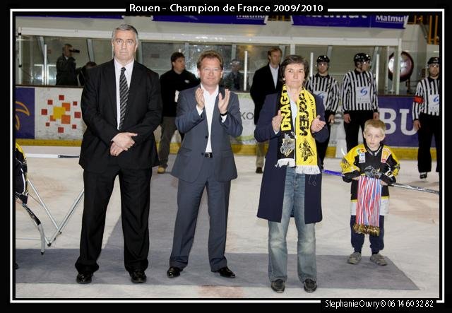 Photo hockey match Rouen - Angers  le 13/04/2010