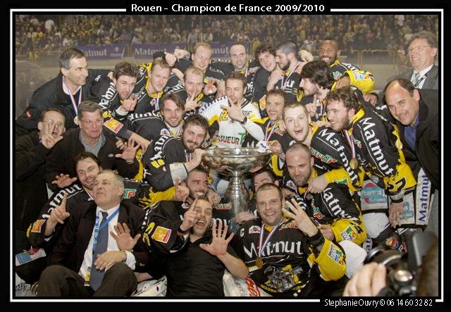 Photo hockey match Rouen - Angers  le 13/04/2010